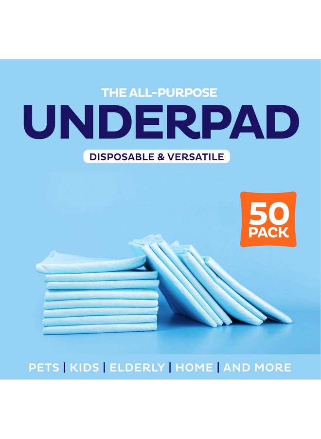 Stack Man Chucks Pads Disposable 30x36 Underpads [50-Pack] Incontinence Chux Pads Absorbent Fluff Protective Bed Pads - Extra Large Pee Pads for Kids, Adults & Elderly | Leak Proof Puppy Pads for Training - XXL  - Image 4