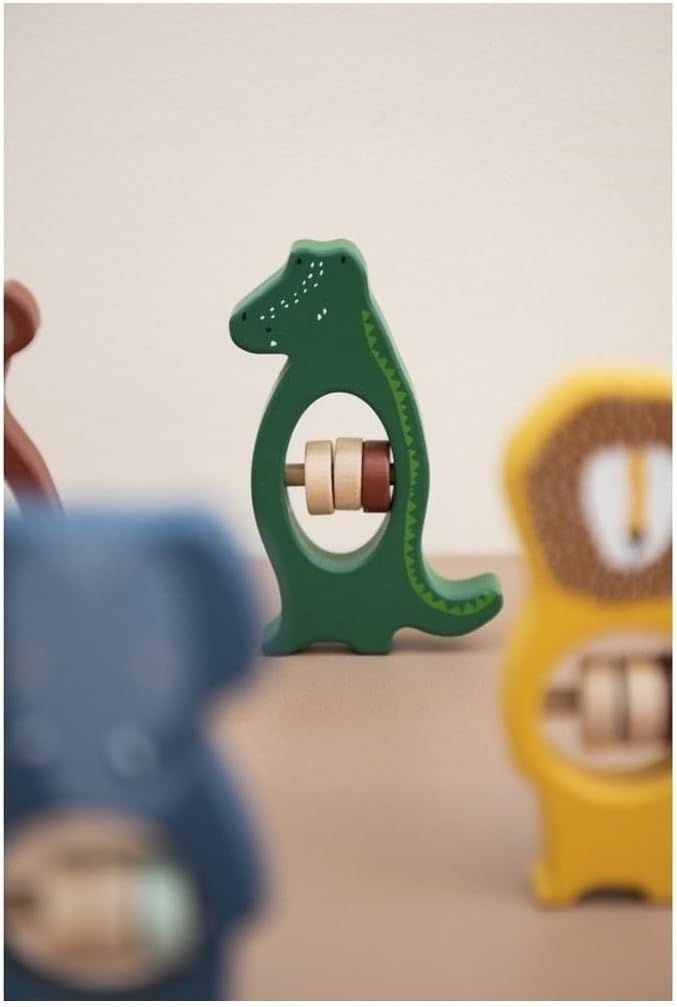 Trixie Wooden Rattle - Mr. Crocodile - Image 3