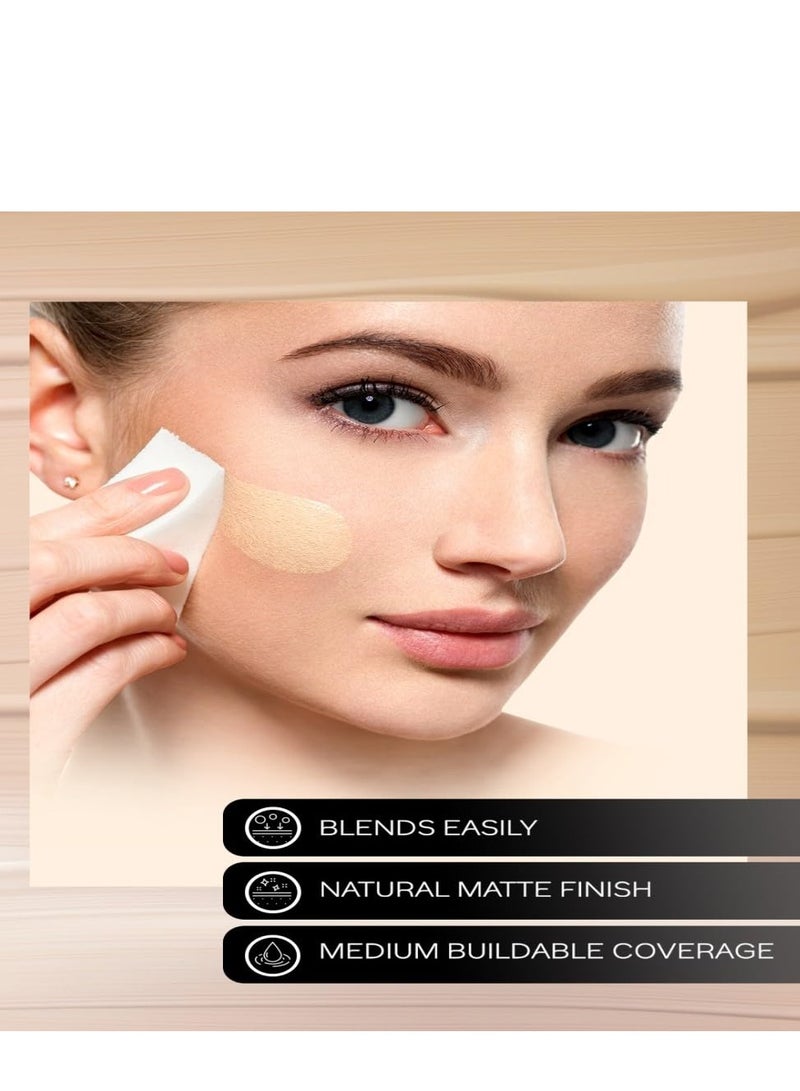 Facescanada FACESCANADA All Day Hydra Matte Cream Foundation-Mini|3-In-1 Foundation+Moisturizer+Spf 30|24 Hr Aloe Hydration&Vitamin C|10Hr Long Wear|Medium To High Buildable Coverage|Absolute Ivory,15Ml,1 Count - Image 4