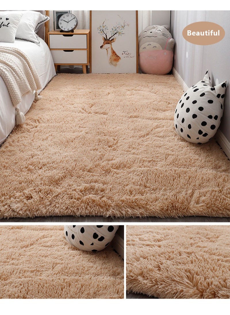 Generic Area Carpet Non-Slip Soft Plush Carpet Floor Carpet Living Room Bedroom Decorative Carpet 200x300cm  - Image 1