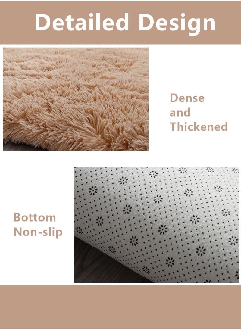 Generic Area Carpet Non-Slip Soft Plush Carpet Floor Carpet Living Room Bedroom Decorative Carpet 200x300cm  - Image 3