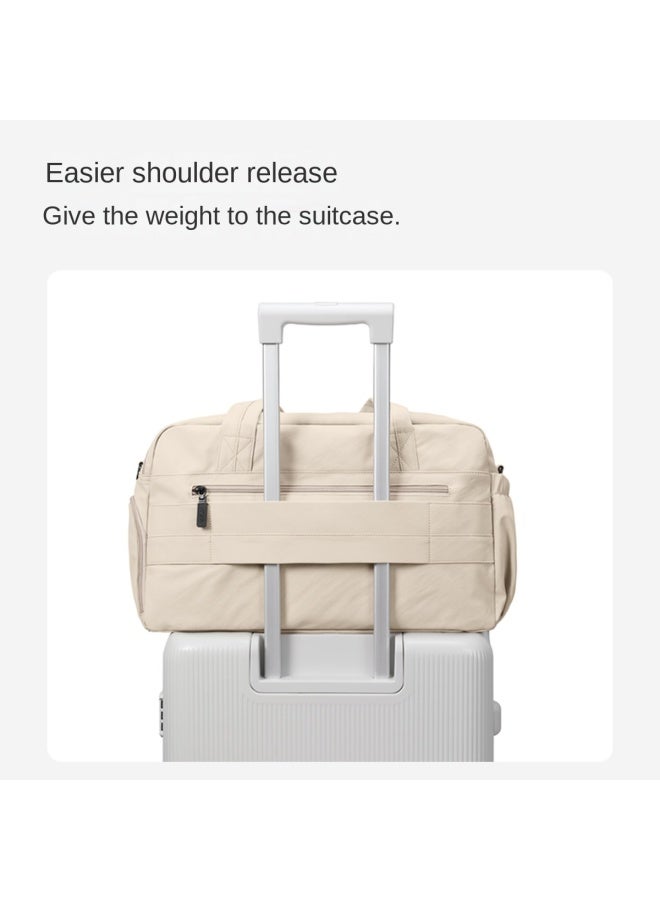 جولف حقيبة حمل يدوية للسيدات لحمل قصير سعة كبيرة حقيبة ظهر رياضية عالية الجودة خفيفة الوزن حقيبة كتف حقيبة دوفل حقيبة جيم للسيدات - Image 3