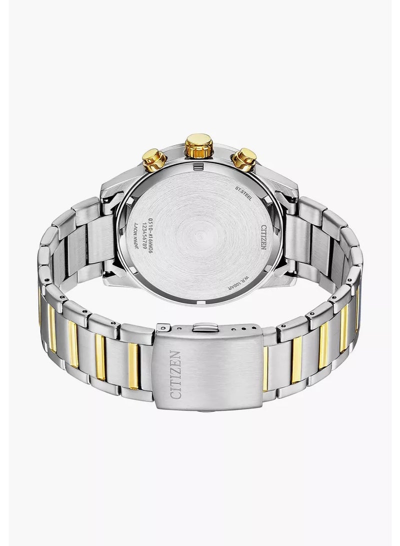 سيتيزن ساعة سيتيزن AN3689-55X ذات التوقيت الديناميكي، ميناء أخضر مذهل وسوار من الفولاذ المقاوم للصدأ - Image 3