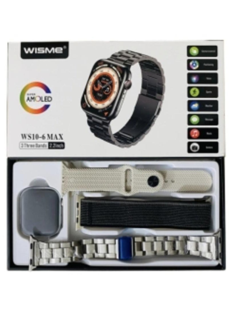WISME - wisme ws-10-6 max 2.2 inch with 3 strap- black - Image 1