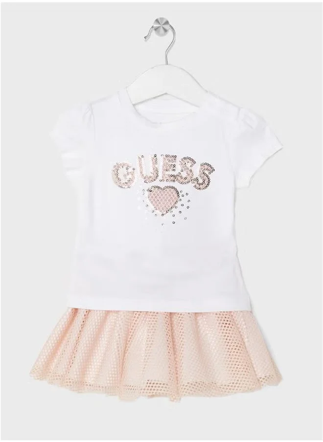 GUESS Kids Printed T-Shirt & Skirt Set