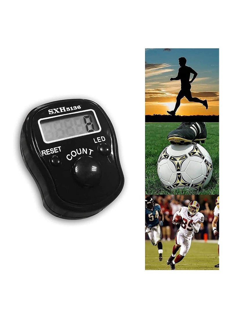 Finger Counter Digital LED Electronic Handheld Tally Counter Clicker with Case(5PCS)