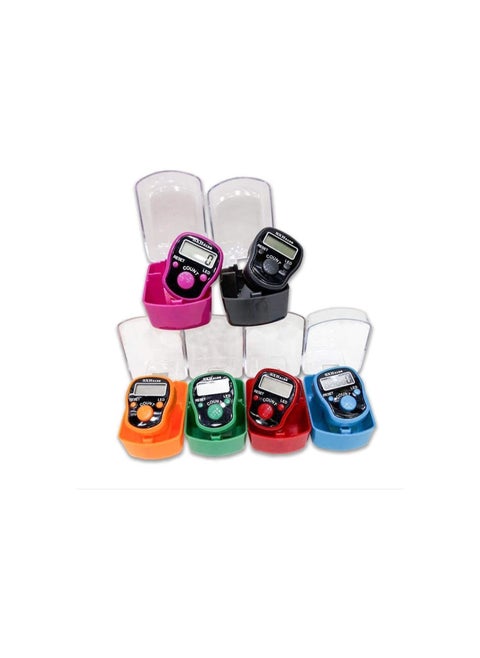 Finger Counter Digital LED Electronic Handheld Tally Counter Clicker with Case(5PCS)