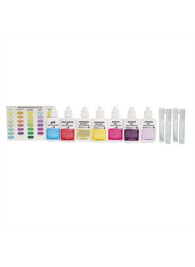 API FRESHWATER MASTER TEST KIT 800-Test Freshwater Aquarium Water Master Test Kit, White, Single, Multi-colored  - Image 2