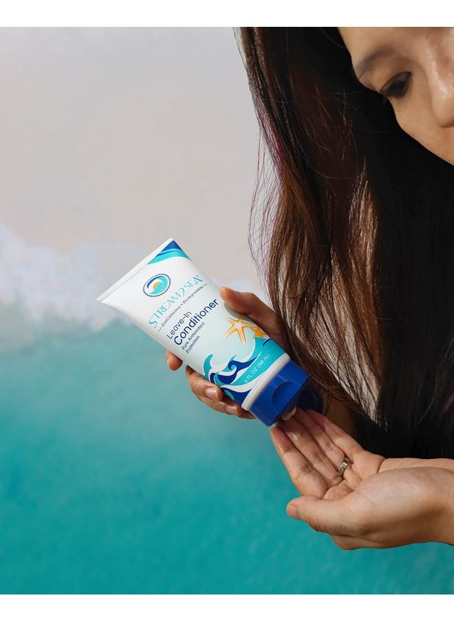 STREAM 2 SEA - Leave In Conditioner Reef Safe Hair Conditioner Formula For Dry And Damaged Hair, 1 Oz Pack Of 3 Travel Size, Paraben Free Hair Detangler With Uv Protection For All Hair Types - Image 1