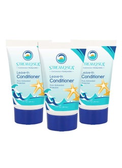 Leave In Conditioner Reef Safe Hair Conditioner Formula For Dry And Damaged Hair, 1 Oz Pack Of 3 Travel Size, Paraben Free Hair Detangler With Uv Protection For All Hair Types