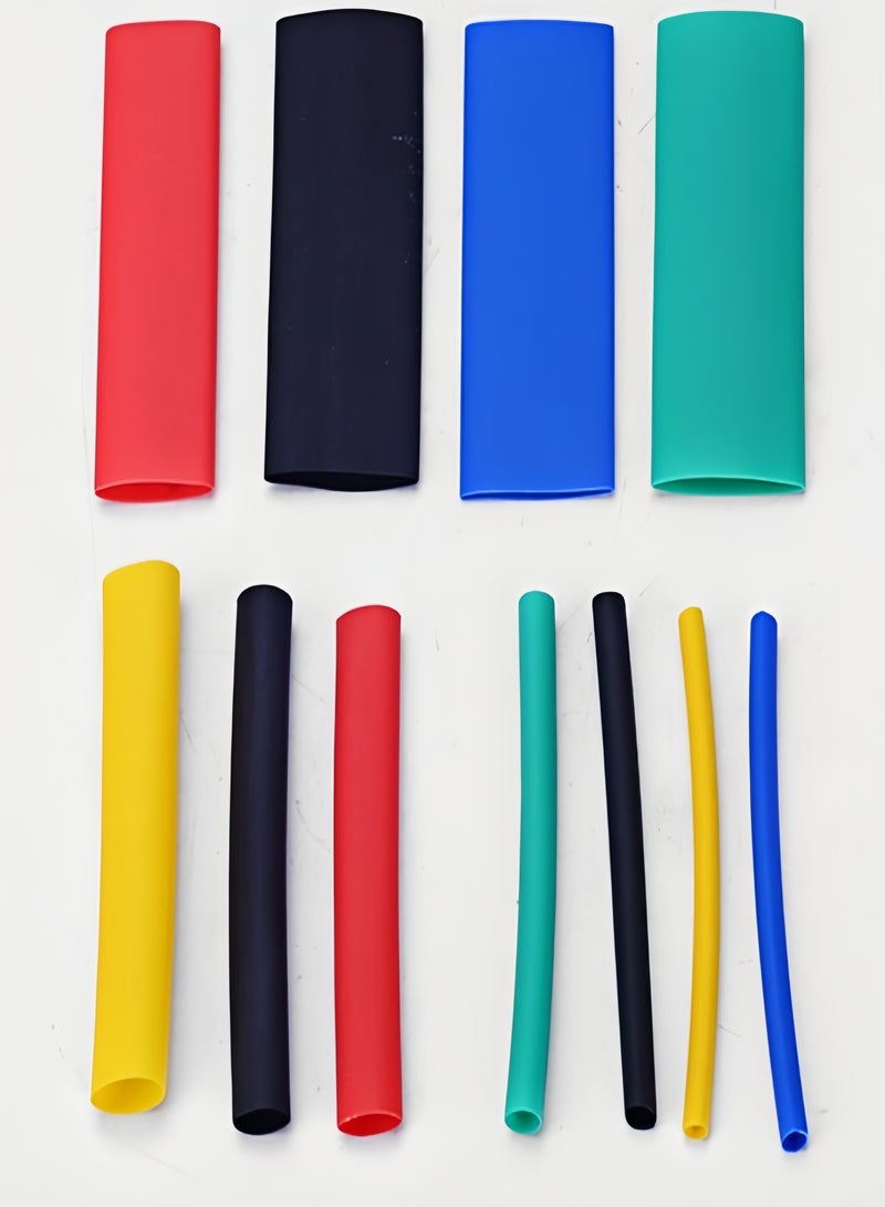 كيفن طقم عازل حراري للأسلاك (شرينك) مكون من 560 قطعة مع صندوق متعدد الألوان كمبيوتر شخصى الحرارة يتقلص الأنابيب ، الكهربائية سلك كابل أنابيب مجموعة يتقلص نسبة 2: 1 ، التغطيه التفاف سلك كابل كيت ل DIY (5 ألوان / 12 أحجام) - Image 5