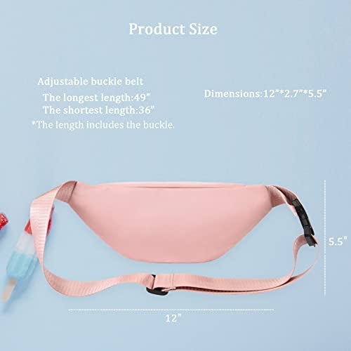 DAITET Fashionable Green Fanny Pack for Men&Women, Crossbody Waist Bag with Adjustable Belt, Large Capacity Bum Bag for Traveling Hiking Cycling Workout Casual(Gold Zipper) - Image 5