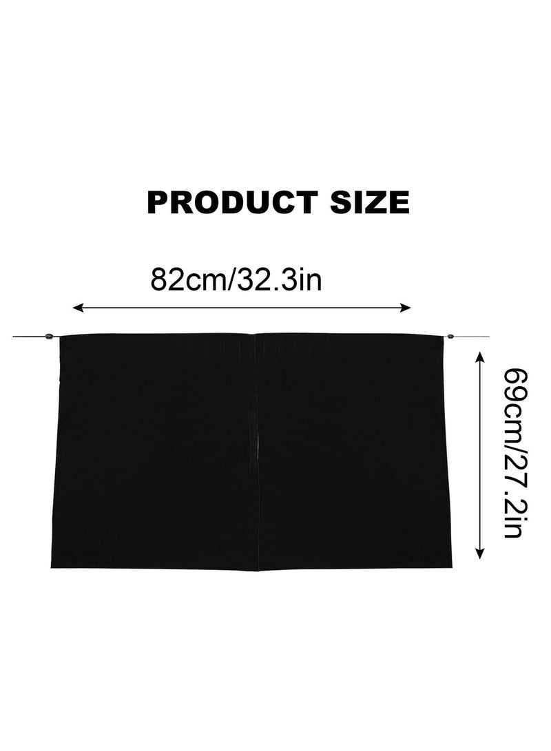 SYOSI Car Divider Curtain, Universal Car Divider Curtains Sun Shade, Removable Front Rear Side Divider Privacy Curtains for Travel Nap Night Car Camping - Image 2
