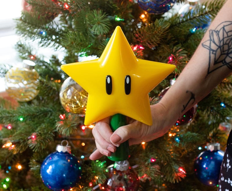 Tree Topper Mario Super Star Gen 2 Plug in Light Up Christmas - Image 4
