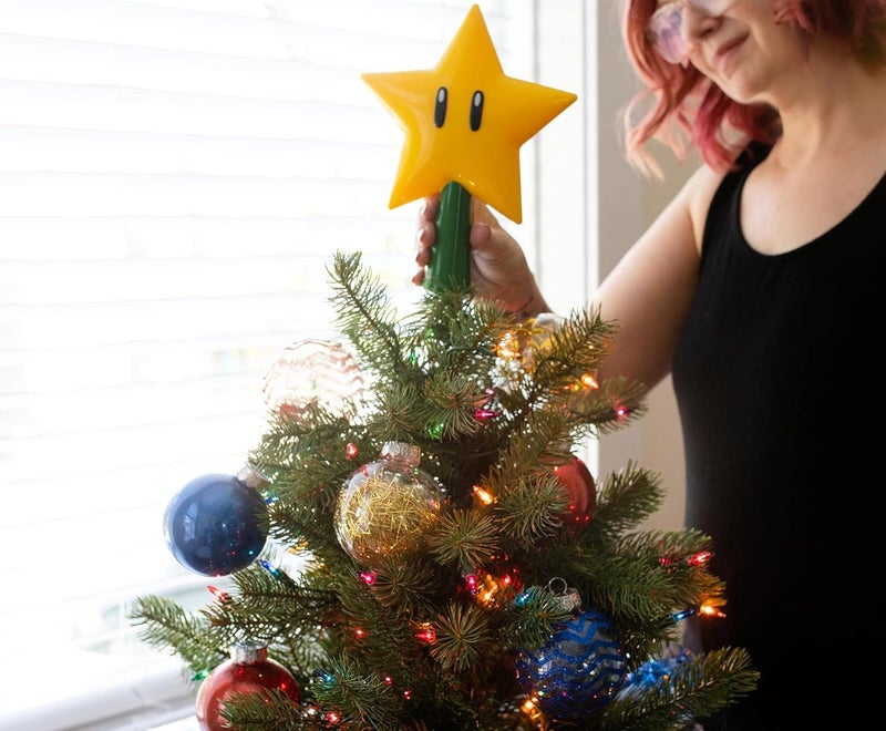 Tree Topper Mario Super Star Gen 2 Plug in Light Up Christmas - Image 5