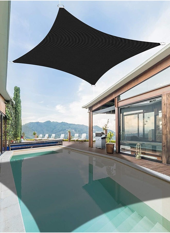 Sun Shade Sail 3m x 4m Rectangle Heavy Duty Thick Material Waterproof Outdoor Canopy 98% UV Block with Free Rope for Outdoor Patio Garden Backyard