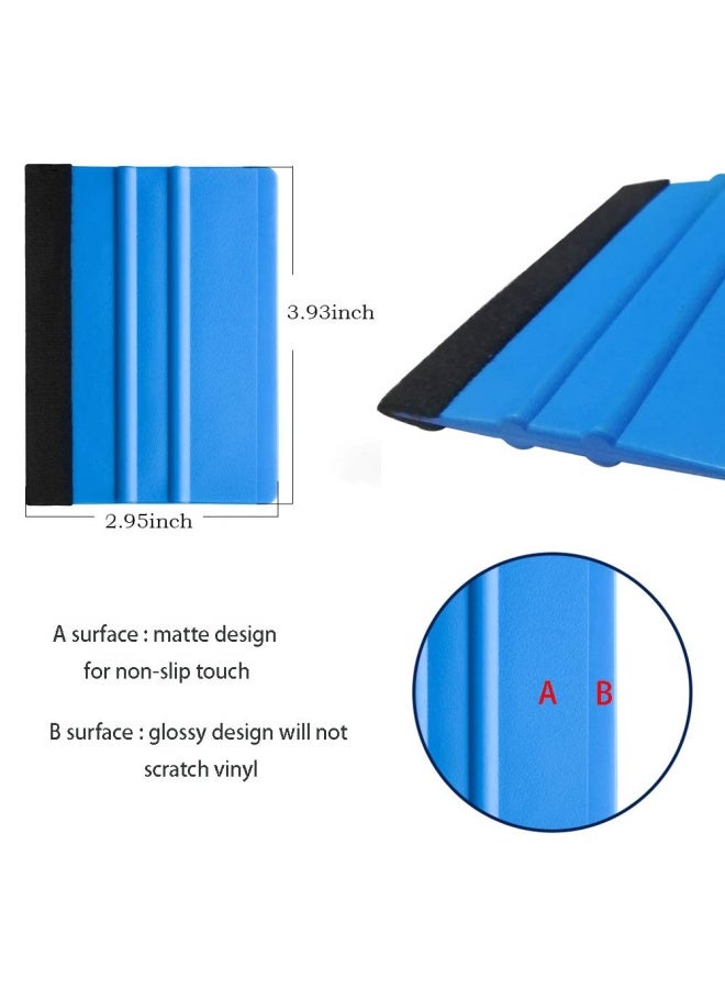 TiptopcarbonWallpaper Smoothing Tool with 8 Sc for Contact Paper Adhesive Vinyl 10pcs Pack - Image 4