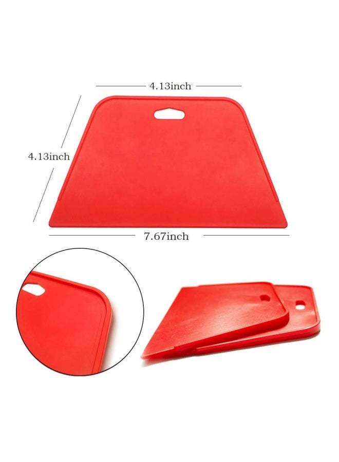 TiptopcarbonWallpaper Smoothing Tool with 8 Sc for Contact Paper Adhesive Vinyl 10pcs Pack - Image 2