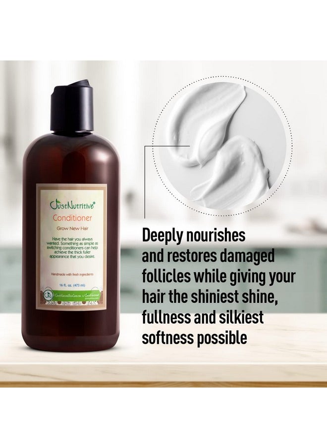 Just Nutritive Grow New Hair Conditioner ; The Best Conditioner For Your Scalp And Hair ;  - Image 3