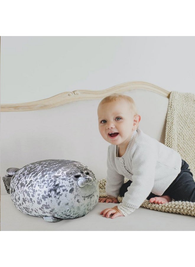 MerryXD Chubby Blob Seal Pillow,Stuffed Cotton Plush Animal Toy Cute Ocean Medium(17.6 In)  - Image 5