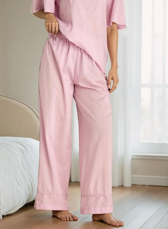 سبلاش فيڤ Textured Dobby Pyjama Set