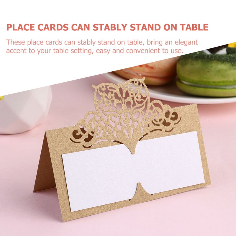 25pcs Wedding Table Cards Multi-function Wedding Signs Decorative Place Cards - Image 4