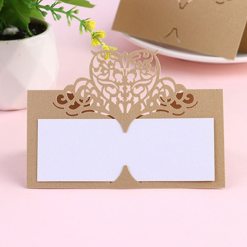 25pcs Wedding Table Cards Multi-function Wedding Signs Decorative Place Cards - Image 3