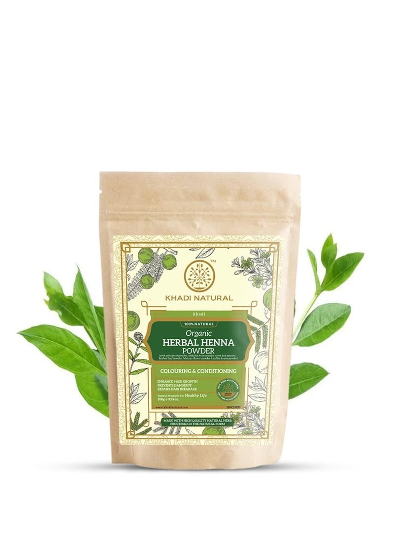 Khadi Natural Herbal Henna Organic Powder Green Herbal Hair Colour  100g - Image 2