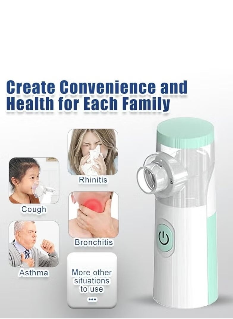 Gonice - Portable Nebulizer Machine for Adults and Children with Breathing Problems - USB Pluggable Handheld Vaporizer for Home, Office, and Outdoor Use.(Battery Not Included) - Image 1