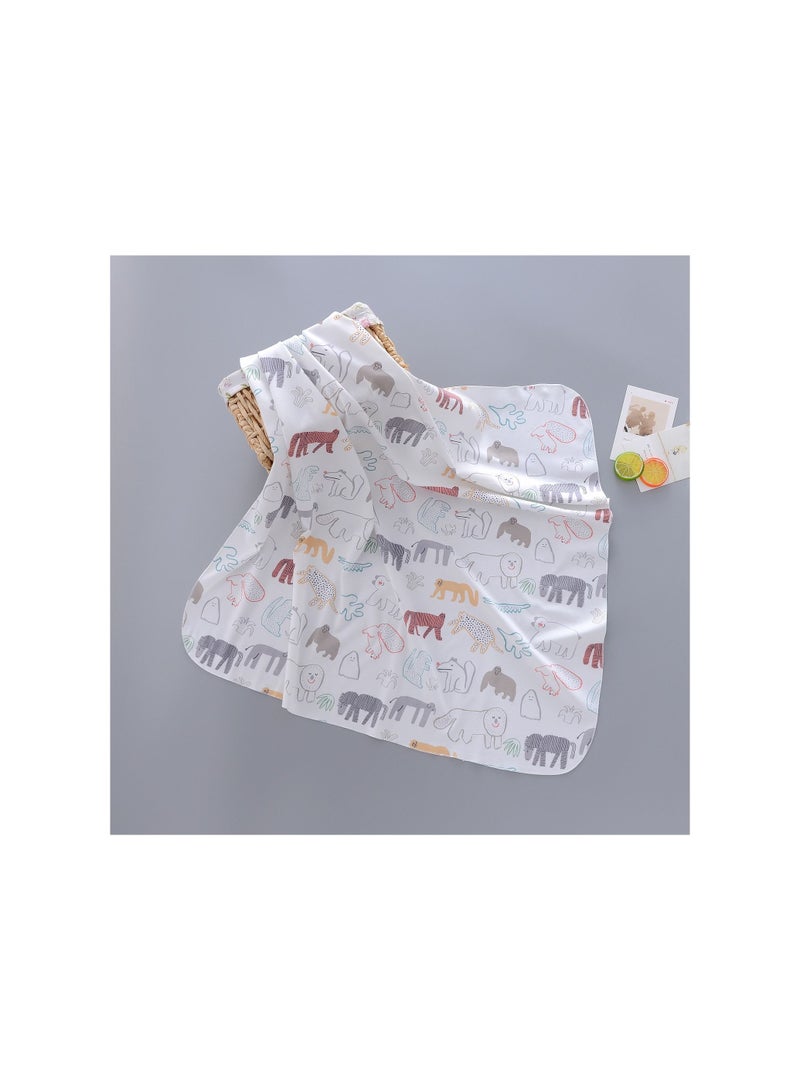 Loquat Pure Cotton Cartoon Printed Bath Towels