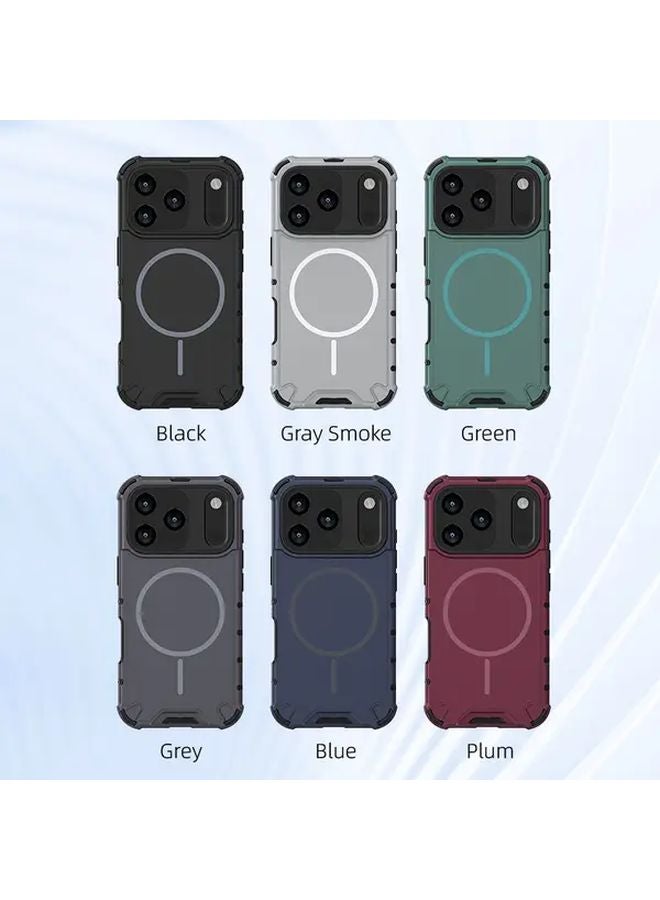 White Magnetic Case For iPhone 15 Pro Max Solid Color Minimalist Full Protection - Image 4