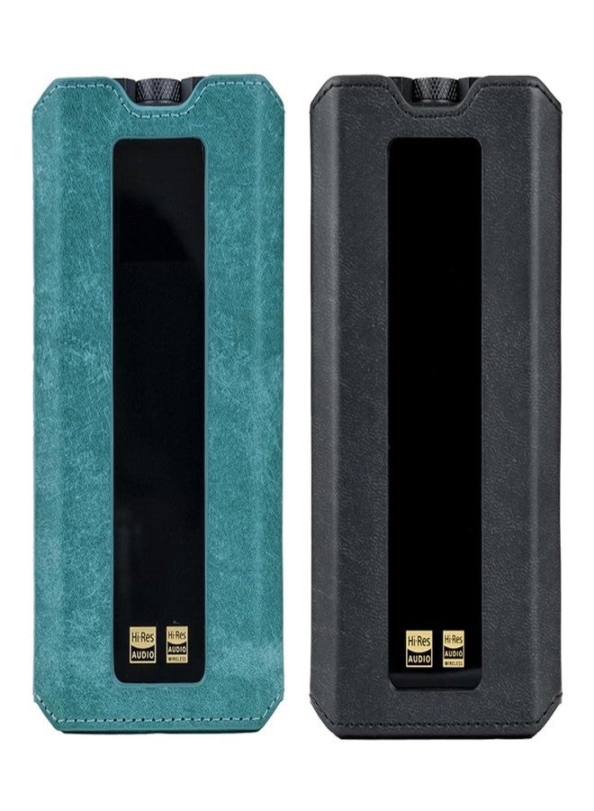 MITER CASE For FiiO Q15, Handmade Mitre Faux Leather Case for Q15Black - Image 3