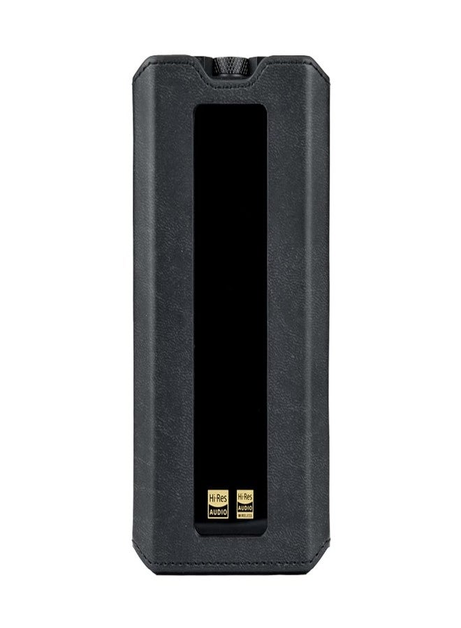 MITER CASE For FiiO Q15, Handmade Mitre Faux Leather Case for Q15Black - Image 1