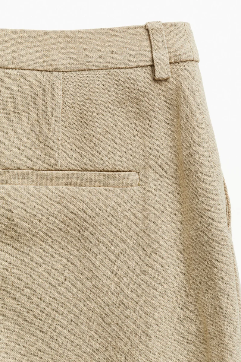H&M Tailored linen trousers