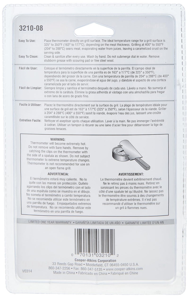 Cooper-Atkins مقياس حرارة سطح الشواية كوبر أتكينز 3210-08-1-E NSF - Image 3