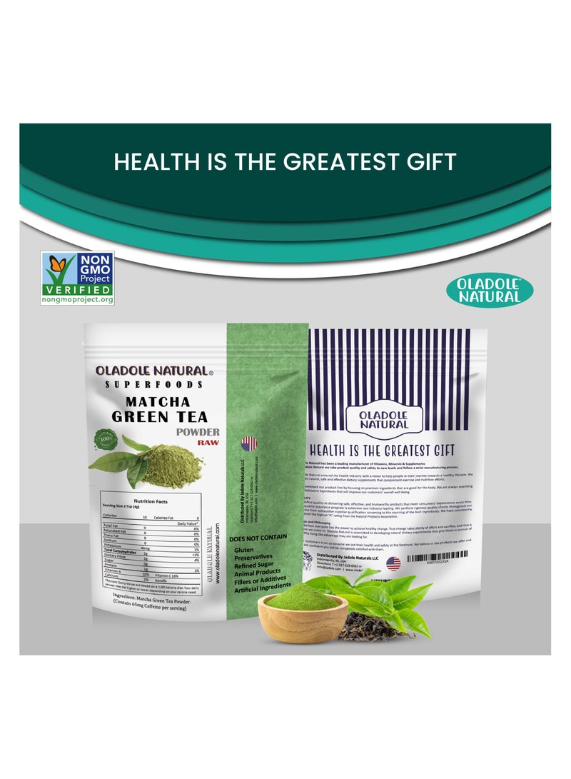 Oladole Natural Matcha Green Tea Powder, Premium Ceremonial Grade Matcha - 100g - Image 4