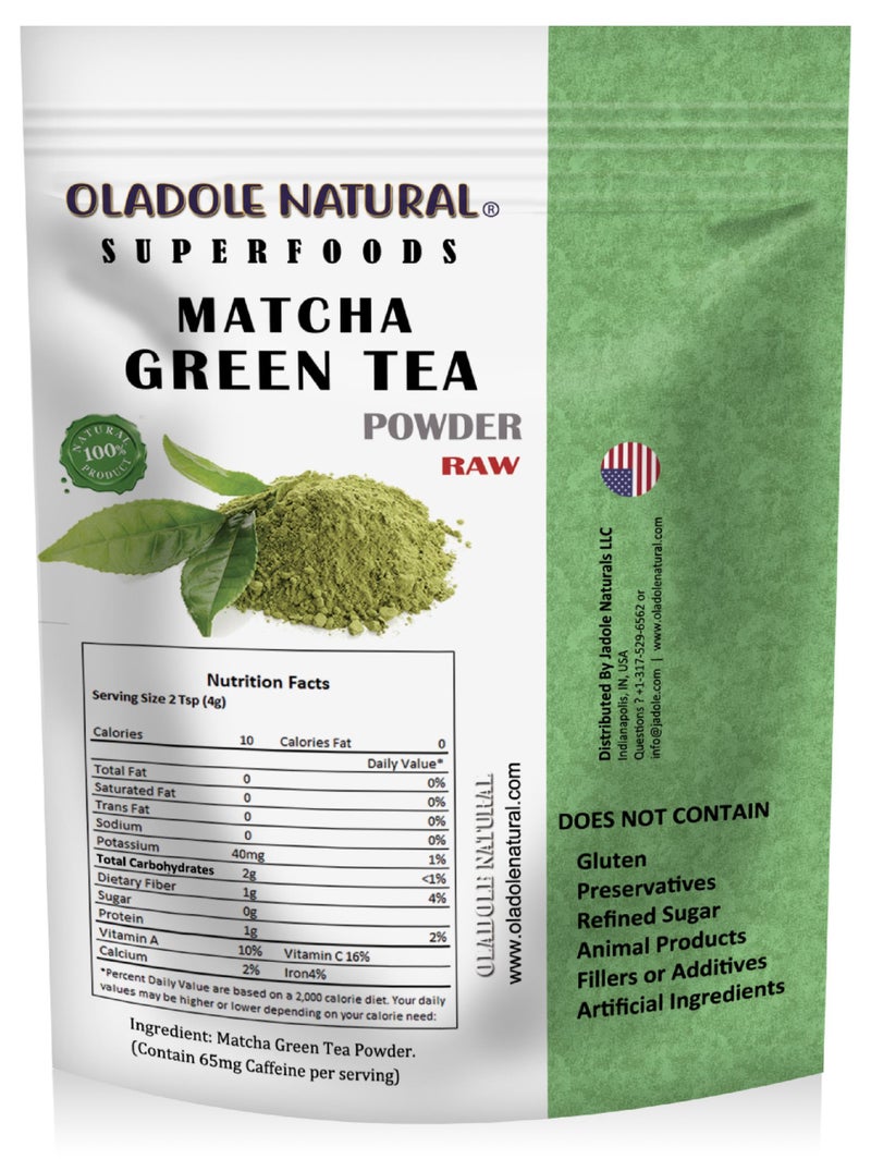 Oladole Natural Matcha Green Tea Powder, Premium Ceremonial Grade Matcha - 100g - Image 1