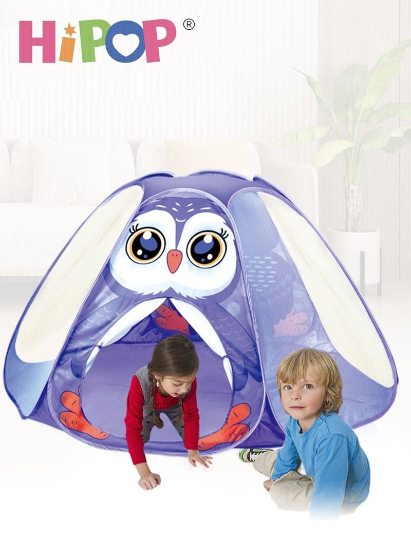 HIPOP Children's Game Tent,Cartoon Fun Indoor Play House 57x57x32 inches - Image 1