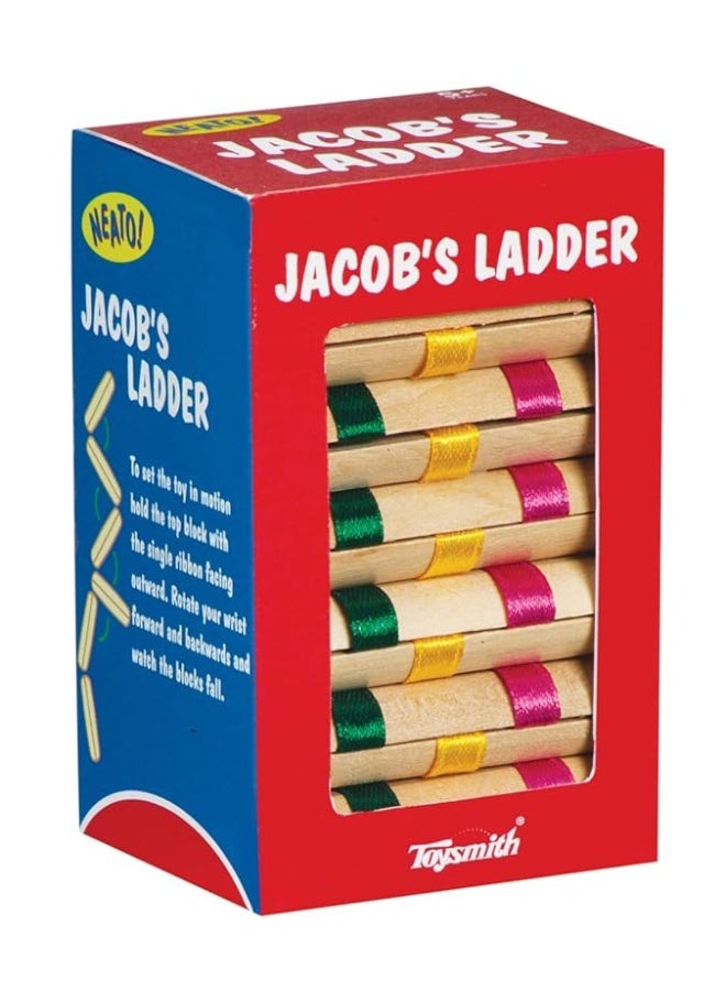 Toysmith Neato Classics Jacob's Ladder Retro Wooden Puzzle Toy 6195 - Image 2