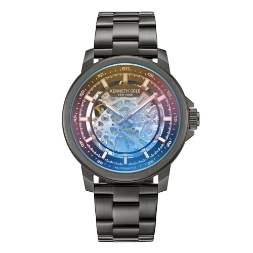 Kenneth Cole Automatic Grey Dial Grey Stainless Steel Strap Watch for Men - KCWGY2104110MN - Image 1