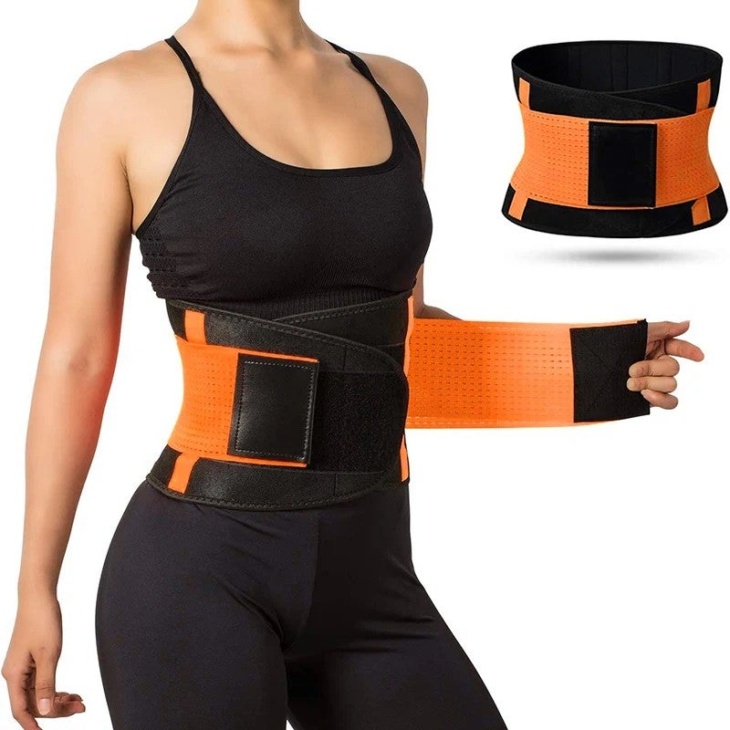 Bluejw Neoprene Slimming Waist Trimmer Belt - Belly Band Weight Loss Waist Cincher for Women & Men - Image 1
