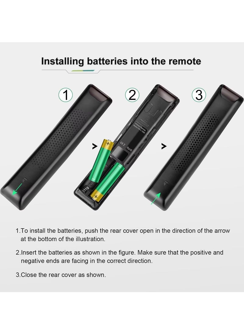 Universal Remote Control Compatible for All Samsung TV LED QLED UHD SUHD HDR LCD Frame Curved Solar HDTV 4K 8K 3D Smart TVs, with Buttons for Netflix, Prime Video, WWW (ONLY FOR SAMSUNG TV)