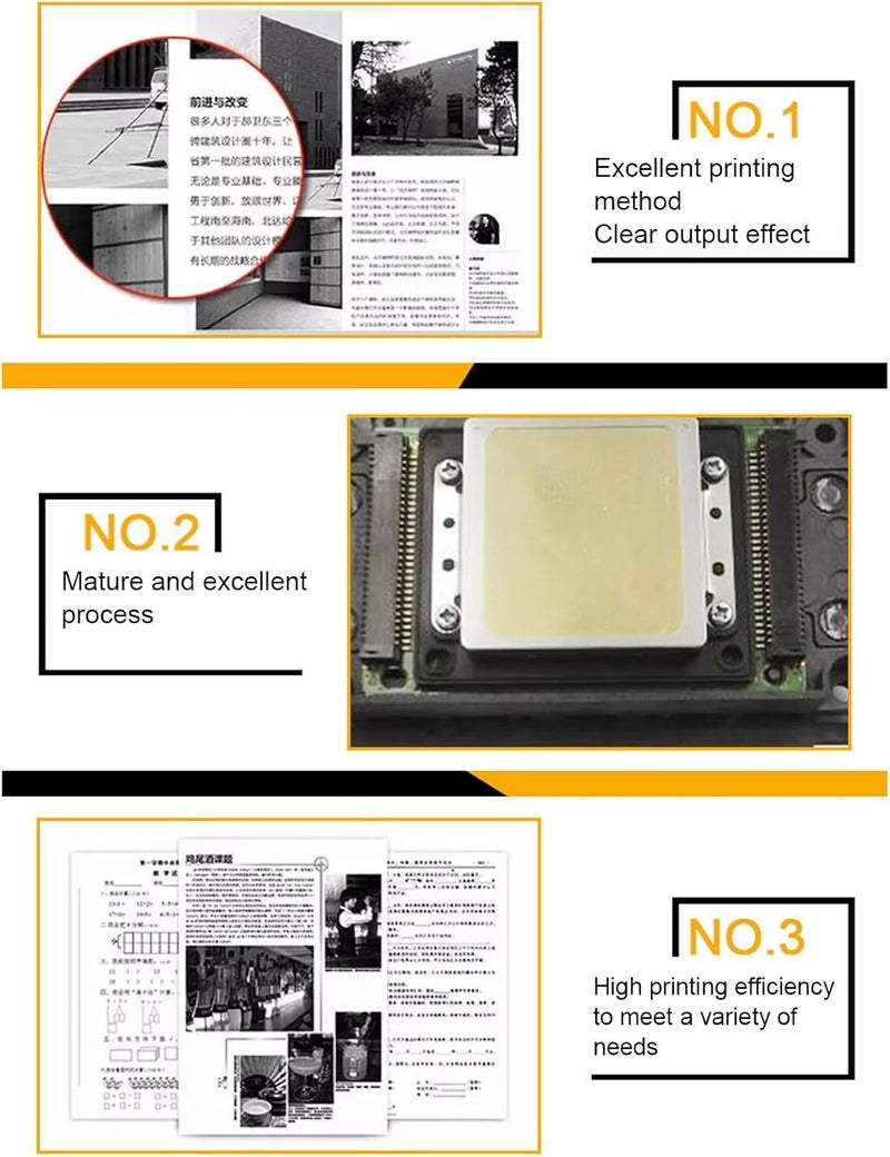 كلاراكو رأس طابعة UV 6 ألوان شفاف وآمن ومستقر رأس طابعة UV بديل لـ XP600 - Image 4