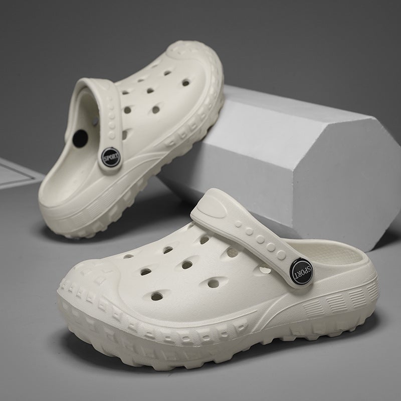 Hole Shoes Children'S Soft-Soled Baotou Slippers Garden Shoes Boys Slippers Girls' Sandals - Image 3