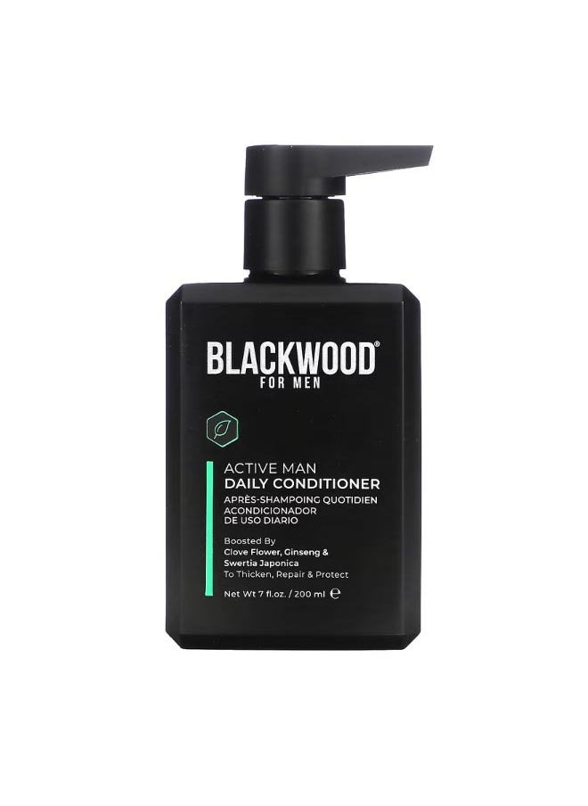 Blackwood For Men Active Man Daily Conditioner Clove Flower Ginseng And Swertia Japonica 7 fl oz 200 ml  - Image 1