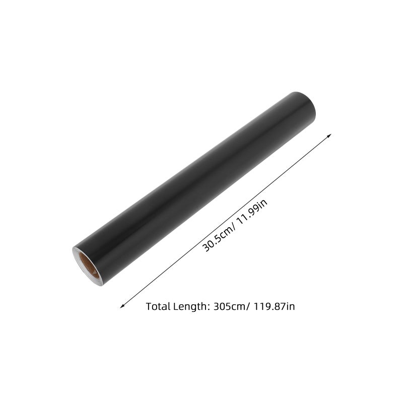 Black Laser Engraving Paper Roll for Precise Ceramic Glass Metal Craft Vinyl with Permanent Adhesive - Image 2