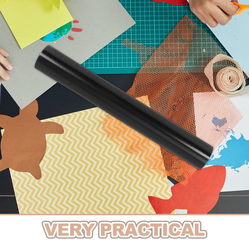 Black Laser Engraving Paper Roll for Precise Ceramic Glass Metal Craft Vinyl with Permanent Adhesive - Image 3