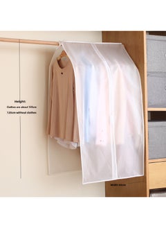 xozgdovg Transparent Garment Dust Cover Protector[Trumpet: width 60 High 120] white translucent [Trumpet: width 60 High 120] white translucent 