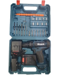 Keen Cordless Drill with Two 21-Volt Batteries for Bonding and Tightening  - Image 2