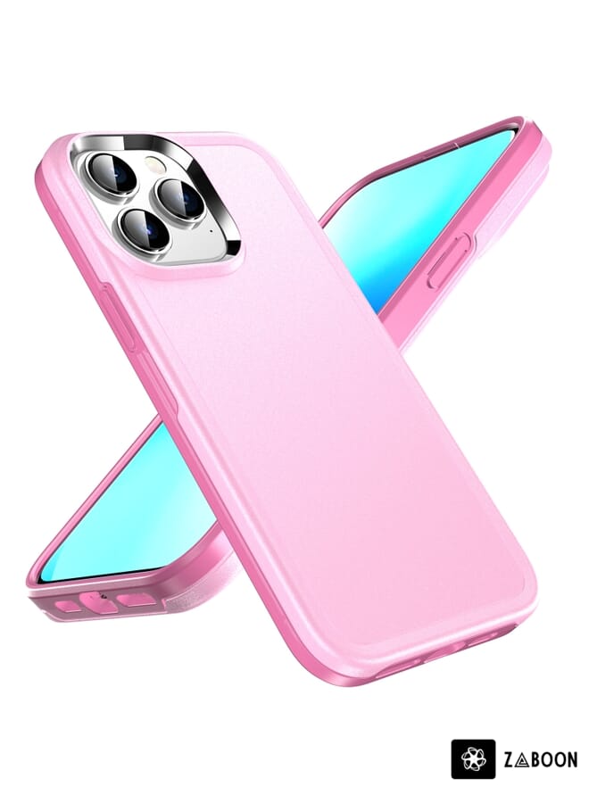 Zaboon Protective Case For iPhone 13 Double Solid Color Armor - Image 1